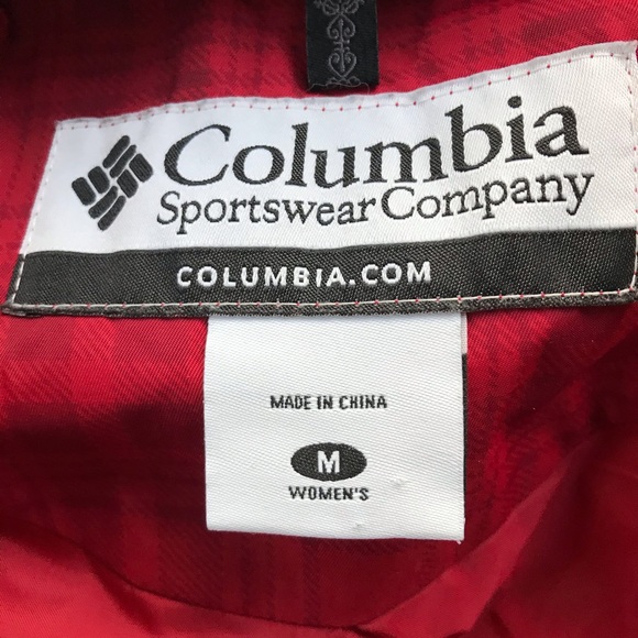 Columbia Sportswear Red  Down and Feather Vest - Picture 6 of 7
